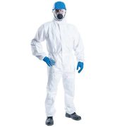 Superior Anti-Static Type 5/6 Coverall – White,  Hooded for Maximum Pro